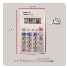 Load image into Gallery viewer, Sharp® wholesale. El233sb Pocket Calculator, 8-digit Lcd. HSD Wholesale: Janitorial Supplies, Breakroom Supplies, Office Supplies.