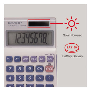 Sharp® wholesale. El240sb Handheld Business Calculator, 8-digit Lcd. HSD Wholesale: Janitorial Supplies, Breakroom Supplies, Office Supplies.