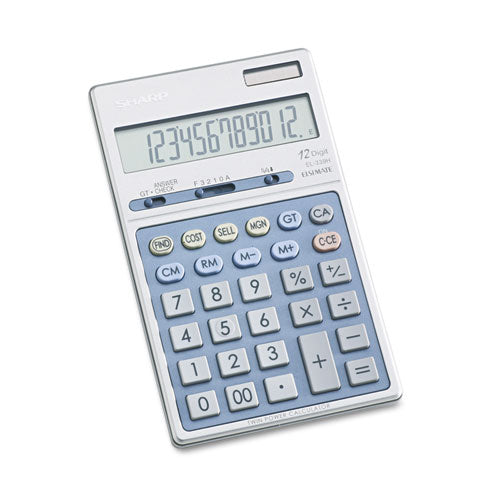 Sharp® wholesale. El339hb Executive Portable Desktop-handheld Calculator, 12-digit Lcd. HSD Wholesale: Janitorial Supplies, Breakroom Supplies, Office Supplies.