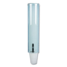 Load image into Gallery viewer, San Jamar® wholesale. San Jamar® Large Pull-type Water Cup Dispenser, Translucent Blue. HSD Wholesale: Janitorial Supplies, Breakroom Supplies, Office Supplies.