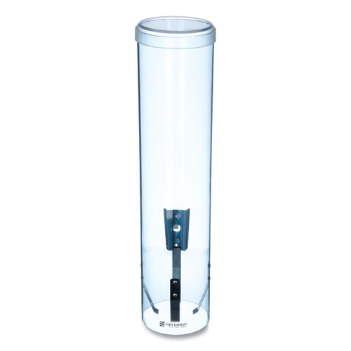 San Jamar® wholesale. San Jamar® Large Pull-type Water Cup Dispenser, Translucent Blue. HSD Wholesale: Janitorial Supplies, Breakroom Supplies, Office Supplies.