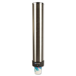 San Jamar® wholesale. San Jamar® Large Water Cup Dispenser W-removable Cap, Wall Mounted, Stainless Steel. HSD Wholesale: Janitorial Supplies, Breakroom Supplies, Office Supplies.