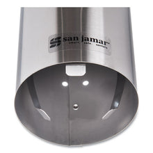 Load image into Gallery viewer, San Jamar® wholesale. San Jamar® Small Pull-type Water Cup Dispenser, Stainless Steel. HSD Wholesale: Janitorial Supplies, Breakroom Supplies, Office Supplies.