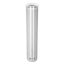 Load image into Gallery viewer, San Jamar® wholesale. San Jamar® Small Pull-type Water Cup Dispenser, Stainless Steel. HSD Wholesale: Janitorial Supplies, Breakroom Supplies, Office Supplies.