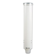 Load image into Gallery viewer, San Jamar® wholesale. San Jamar® Small Pull-type Water Cup Dispenser, White. HSD Wholesale: Janitorial Supplies, Breakroom Supplies, Office Supplies.