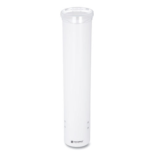 San Jamar® wholesale. San Jamar® Small Pull-type Water Cup Dispenser, White. HSD Wholesale: Janitorial Supplies, Breakroom Supplies, Office Supplies.