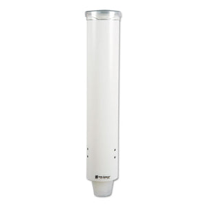 San Jamar® wholesale. San Jamar® Small Pull-type Water Cup Dispenser, White. HSD Wholesale: Janitorial Supplies, Breakroom Supplies, Office Supplies.