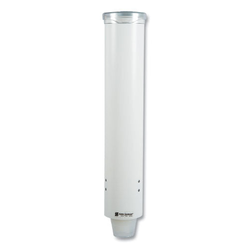 San Jamar® wholesale. San Jamar® Small Pull-type Water Cup Dispenser, White. HSD Wholesale: Janitorial Supplies, Breakroom Supplies, Office Supplies.