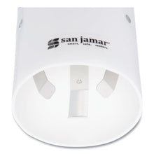 Load image into Gallery viewer, San Jamar® wholesale. San Jamar® Small Pull-type Water Cup Dispenser, White. HSD Wholesale: Janitorial Supplies, Breakroom Supplies, Office Supplies.