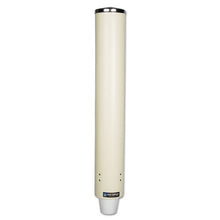 Load image into Gallery viewer, San Jamar® wholesale. San Jamar® Foam Cup Dispenser W-removable Cap, Pull-type, Sand. HSD Wholesale: Janitorial Supplies, Breakroom Supplies, Office Supplies.