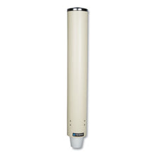 Load image into Gallery viewer, San Jamar® wholesale. San Jamar® Foam Cup Dispenser W-removable Cap, Pull-type, Sand. HSD Wholesale: Janitorial Supplies, Breakroom Supplies, Office Supplies.