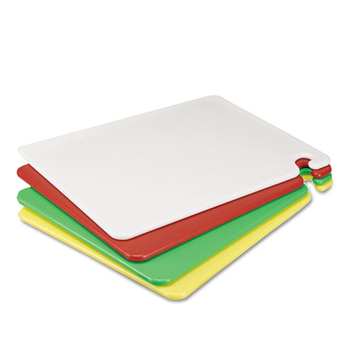 San Jamar® wholesale. San Jamar® Cut-n-carry Color Cutting Boards, Plastic, 20w X 15d X 1-2h, White. HSD Wholesale: Janitorial Supplies, Breakroom Supplies, Office Supplies.