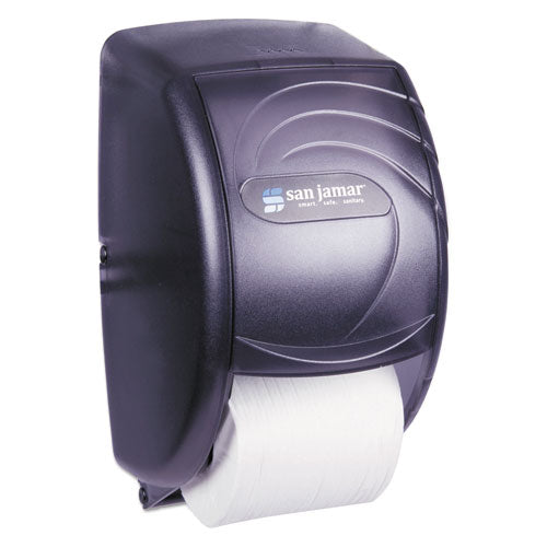 San Jamar® wholesale. San Jamar® Duett Standard Bath Tissue Dispenser, Oceans, 7 1-2 X 7 X 12 3-4, Black Pearl. HSD Wholesale: Janitorial Supplies, Breakroom Supplies, Office Supplies.