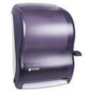 San Jamar® wholesale. San Jamar® Lever Roll Towel Dispenser, Classic, 12.94 X 9.25 X 16.5, Transparent Black Pearl. HSD Wholesale: Janitorial Supplies, Breakroom Supplies, Office Supplies.