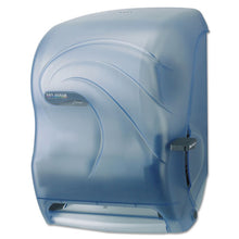 Load image into Gallery viewer, San Jamar® wholesale. San Jamar® Lever Roll Towel Dispenser, Oceans, 12.94 X 9.25 X 16.5, Arctic Blue. HSD Wholesale: Janitorial Supplies, Breakroom Supplies, Office Supplies.