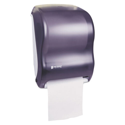 San Jamar® wholesale. San Jamar® Tear-n-dry Touchless Roll Towel Dispenser, 11.75 X 9 X 15.5, Black Pearl. HSD Wholesale: Janitorial Supplies, Breakroom Supplies, Office Supplies.