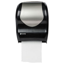 Load image into Gallery viewer, San Jamar® wholesale. San Jamar® Tear-n-dry Touchless Roll Towel Dispenser, 16.75 X 10 X 12.5, Black-silver. HSD Wholesale: Janitorial Supplies, Breakroom Supplies, Office Supplies.