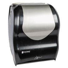 Load image into Gallery viewer, San Jamar® wholesale. San Jamar® Smart System With Iq Sensor Towel Dispenser, 16.5 X 9.75 X 12, Black-silver. HSD Wholesale: Janitorial Supplies, Breakroom Supplies, Office Supplies.