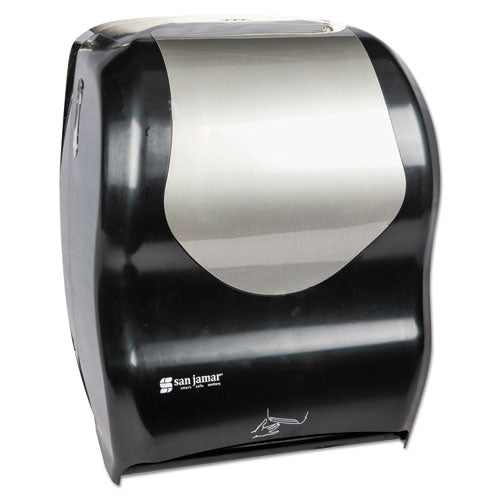 San Jamar® wholesale. San Jamar® Smart System With Iq Sensor Towel Dispenser, 16.5 X 9.75 X 12, Black-silver. HSD Wholesale: Janitorial Supplies, Breakroom Supplies, Office Supplies.