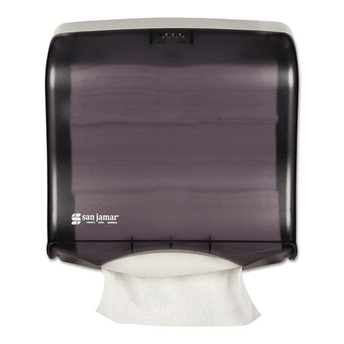 San Jamar® wholesale. San Jamar® Ultrafold Fusion C-fold And Multifold Towel Dispenser, 11.5 X 5.5 X 11.5, Black. HSD Wholesale: Janitorial Supplies, Breakroom Supplies, Office Supplies.