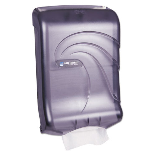 San Jamar® wholesale. San Jamar® Ultrafold Multifold-c-fold Towel Dispenser, Oceans, 11.75 X 6.25 X 18, Transparent Black Pearl. HSD Wholesale: Janitorial Supplies, Breakroom Supplies, Office Supplies.