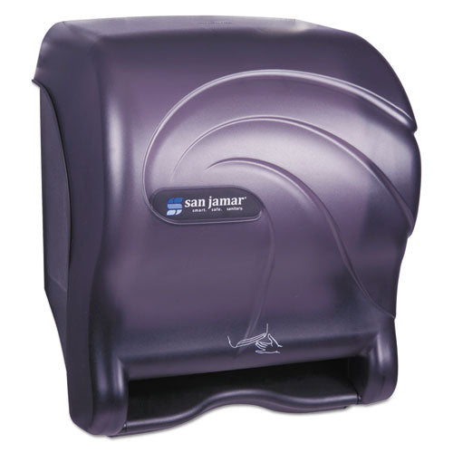 San Jamar® wholesale. San Jamar® Oceans Smart Essence Electronic Towel Dispenser, 11.88 X 9.1 X 14.4, Black. HSD Wholesale: Janitorial Supplies, Breakroom Supplies, Office Supplies.