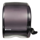 San Jamar® wholesale. San Jamar® Element Lever Roll Towel Dispenser, Classic, 12.5 X 8.5 X 12.75, Black Pearl. HSD Wholesale: Janitorial Supplies, Breakroom Supplies, Office Supplies.