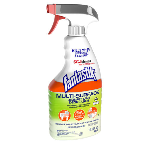 Fantastik® wholesale. Multi-surface Disinfectant Degreaser, Herbal, 32 Oz Spray Bottle. HSD Wholesale: Janitorial Supplies, Breakroom Supplies, Office Supplies.