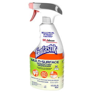 Fantastik® wholesale. Multi-surface Disinfectant Degreaser, Herbal, 32 Oz Spray Bottle, 8-carton. HSD Wholesale: Janitorial Supplies, Breakroom Supplies, Office Supplies.