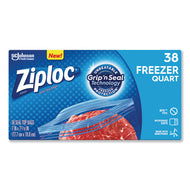 Ziploc® wholesale. Double Zipper Freezer Bags, 1 Qt, 2.7 Mil, 6.97