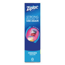 Load image into Gallery viewer, Ziploc® wholesale. Zipper Freezer Bags, 1 Gal, 2.7 Mil, 9.6&quot; X 12.1&quot;, Clear, 28-box, 9 Boxes-carton. HSD Wholesale: Janitorial Supplies, Breakroom Supplies, Office Supplies.