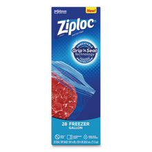 Load image into Gallery viewer, Ziploc® wholesale. Zipper Freezer Bags, 1 Gal, 2.7 Mil, 9.6&quot; X 12.1&quot;, Clear, 28-box, 9 Boxes-carton. HSD Wholesale: Janitorial Supplies, Breakroom Supplies, Office Supplies.