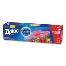 Load image into Gallery viewer, Ziploc® wholesale. Double Zipper Storage Bags, 1 Gal, 1.75 Mil, 9.6&quot; X 12.1&quot;, Clear, 228-carton. HSD Wholesale: Janitorial Supplies, Breakroom Supplies, Office Supplies.