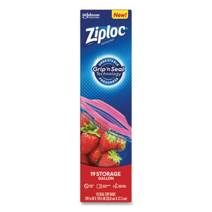 Ziploc® wholesale. Double Zipper Storage Bags, 1 Gal, 1.75 Mil, 9.6" X 12.1", Clear, 228-carton. HSD Wholesale: Janitorial Supplies, Breakroom Supplies, Office Supplies.