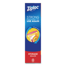 Load image into Gallery viewer, Ziploc® wholesale. Double Zipper Storage Bags, 1 Gal, 1.75 Mil, 10.56&quot; X 10.75&quot;, Clear, 38-box. HSD Wholesale: Janitorial Supplies, Breakroom Supplies, Office Supplies.