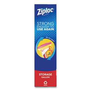 Ziploc® wholesale. Double Zipper Storage Bags, 1 Gal, 1.75 Mil, 10.56" X 10.75", Clear, 38-box. HSD Wholesale: Janitorial Supplies, Breakroom Supplies, Office Supplies.