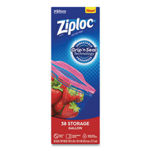 Load image into Gallery viewer, Ziploc® wholesale. Double Zipper Storage Bags, 1 Gal, 1.75 Mil, 10.56&quot; X 10.75&quot;, Clear, 38-box. HSD Wholesale: Janitorial Supplies, Breakroom Supplies, Office Supplies.