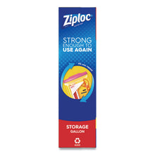 Load image into Gallery viewer, Ziploc® wholesale. Double Zipper Storage Bags, 1 Gal, 1.75 Mil, 10.56&quot; X 10.75&quot;, Clear, 342-carton. HSD Wholesale: Janitorial Supplies, Breakroom Supplies, Office Supplies.