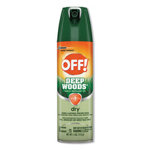 Load image into Gallery viewer, OFF!® wholesale. OFF!® Deep Woods Dry Insect Repellent, 4oz, Aerosol, Neutral, 12-carton. HSD Wholesale: Janitorial Supplies, Breakroom Supplies, Office Supplies.