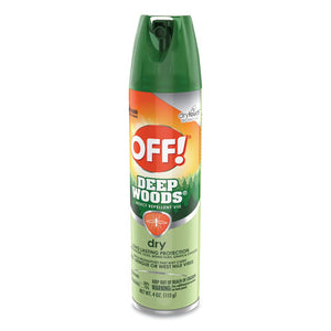 OFF!® wholesale. OFF!® Deep Woods Dry Insect Repellent, 4oz, Aerosol, Neutral, 12-carton. HSD Wholesale: Janitorial Supplies, Breakroom Supplies, Office Supplies.