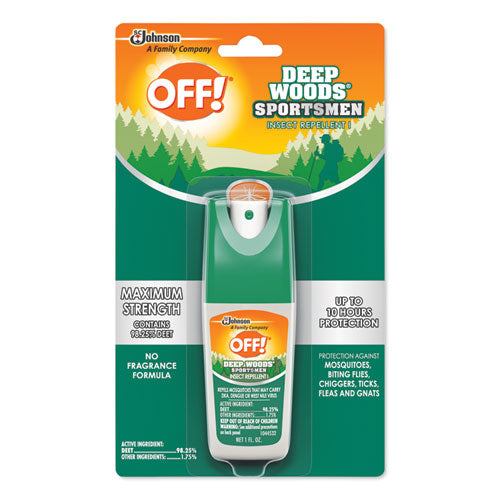 OFF!® wholesale. OFF!® Deep Woods Sportsmen Insect Repellent, 1 Oz Spray Bottle. HSD Wholesale: Janitorial Supplies, Breakroom Supplies, Office Supplies.