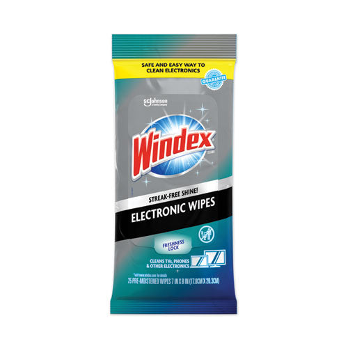 Windex® wholesale. Windex Electronics Cleaner, 25 Wipes. HSD Wholesale: Janitorial Supplies, Breakroom Supplies, Office Supplies.