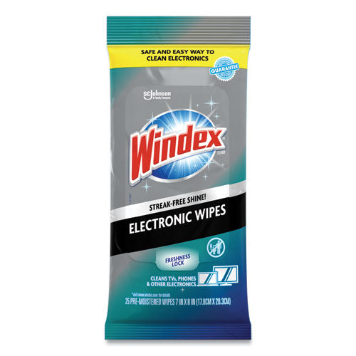 Windex® wholesale. Windex Electronics Cleaner, 25 Wipes, 12 Packs Per Carton. HSD Wholesale: Janitorial Supplies, Breakroom Supplies, Office Supplies.