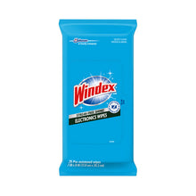 Load image into Gallery viewer, Windex® wholesale. Windex Electronics Cleaner, 25 Wipes, 12 Packs Per Carton. HSD Wholesale: Janitorial Supplies, Breakroom Supplies, Office Supplies.