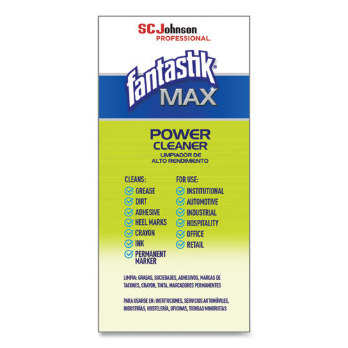 Fantastik® MAX wholesale. Power Cleaner, Pleasant Scent, 32 Oz Spray Bottle, 8-carton. HSD Wholesale: Janitorial Supplies, Breakroom Supplies, Office Supplies.