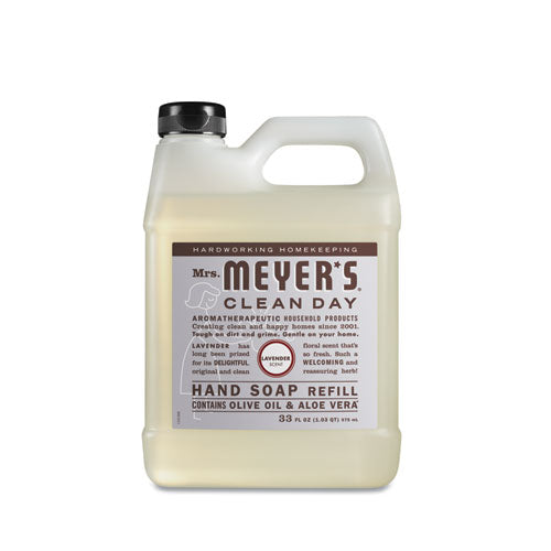 Mrs. Meyer's® wholesale. Mrs. Meyers Clean Day Liquid Hand Soap Refill, Lavender, 33 Oz. HSD Wholesale: Janitorial Supplies, Breakroom Supplies, Office Supplies.