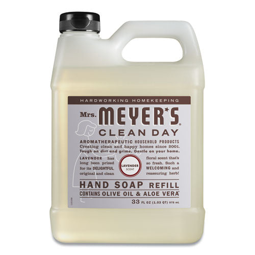 Mrs. Meyer's® wholesale. Meyers Clean Day Liquid Hand Soap, Lavender, 33 Oz, 6-carton. HSD Wholesale: Janitorial Supplies, Breakroom Supplies, Office Supplies.