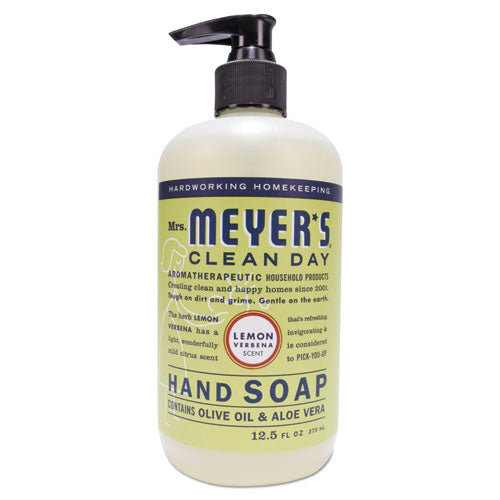 Mrs. Meyer's® wholesale. Meyers Clean Day Liquid Hand Soap, Lemon, 12.5 Oz, 6-carton. HSD Wholesale: Janitorial Supplies, Breakroom Supplies, Office Supplies.