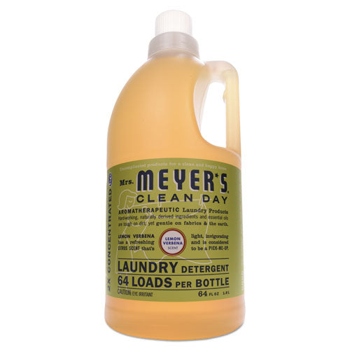 Mrs. Meyer's® wholesale. Meyers Liquid Laundry Detergent, Lemon Verbena Scent, 64 Oz Bottle. HSD Wholesale: Janitorial Supplies, Breakroom Supplies, Office Supplies.