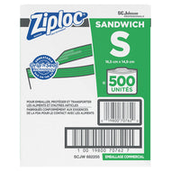 Ziploc® wholesale. Resealable Sandwich Bags, 1.2 Mil, 6.5